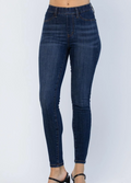 High-Waisted Medium Wash Skinny Jeans