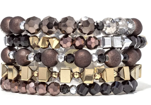 Erimish Nightfall 5-Piece Bracelet Stack