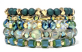 Erimish Riverstone 5-Piece Bracelet Stack