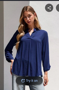 Dear Scarlett — The Lizzy Top | Navy