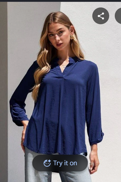 Dear Scarlett — The Lizzy Top | Navy