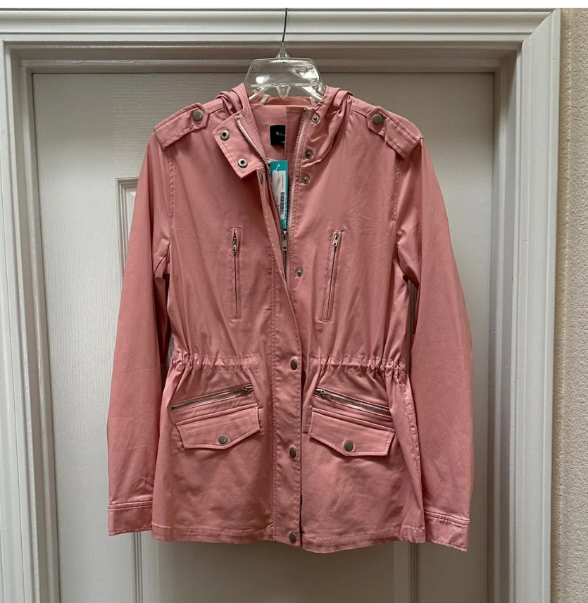 Holly Hooded Utility Cargo Jacket