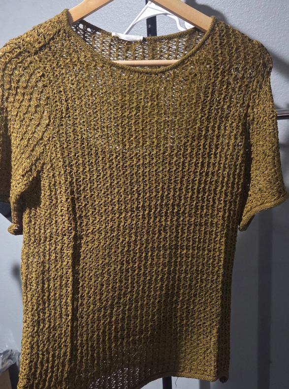 Heyson Open Knit Sweater & Tank 2-Piece Set – Olive