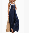 Wide Leg Overall Jumpsuit